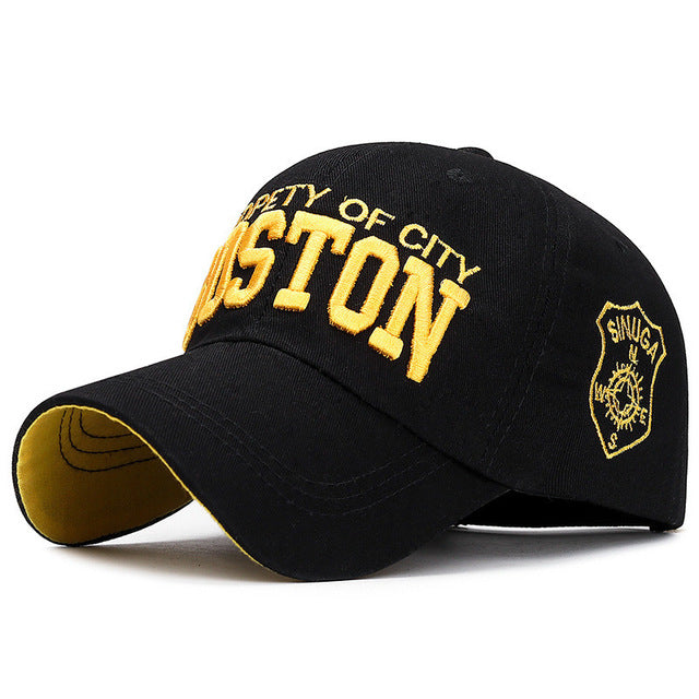 Cotton Letter Men's Cap