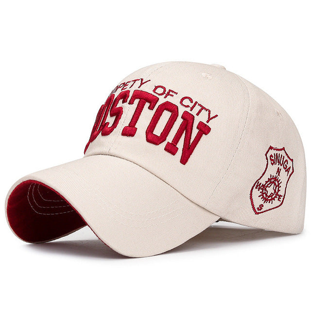 Cotton Letter Men's Cap