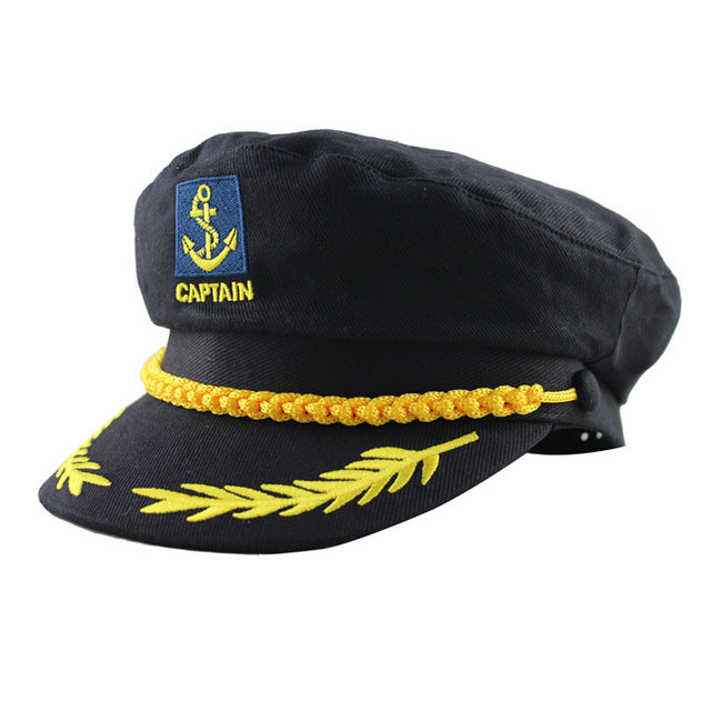 Adult Captain Costume Boat Cap