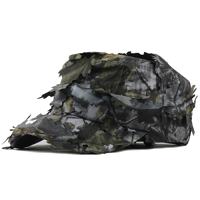 Camouflage Leaf Military Cap