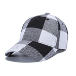 Unisex Red Plaid  Cap