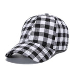 Unisex Red Plaid  Cap