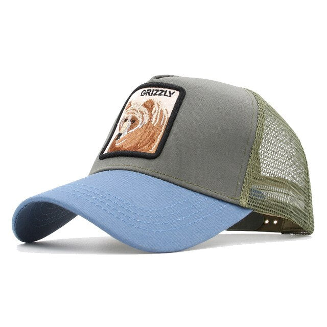 Men's Animals Embroidery  Cap